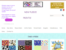 Tablet Screenshot of fabricdiva.com